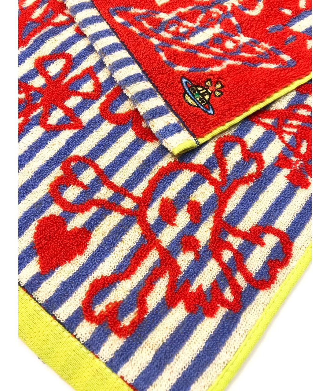 VIVIENNE WESTWOOD Красный хлопковый шарф, фото 3