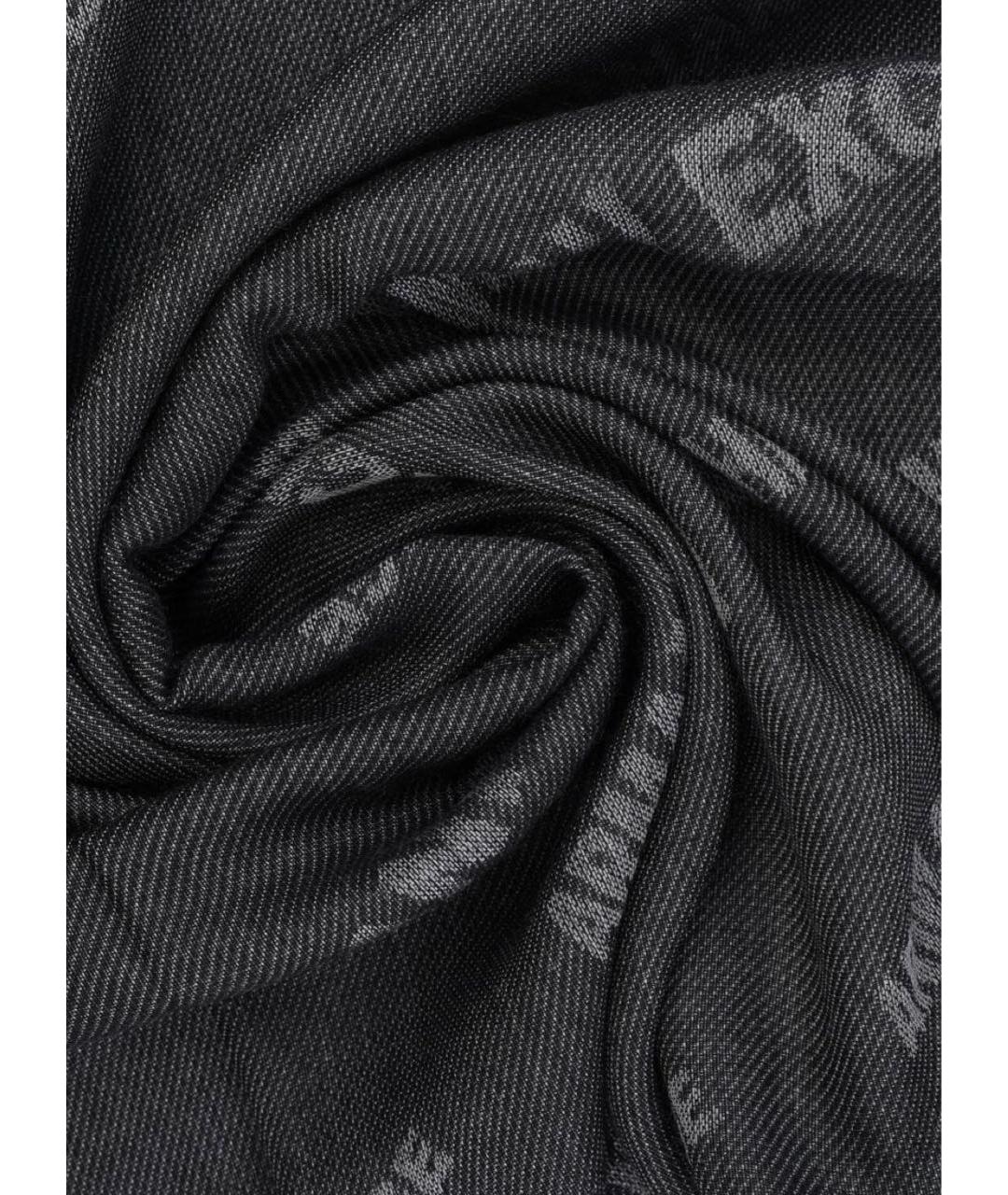 ARMANI EXCHANGE Антрацитовый шарф, фото 6