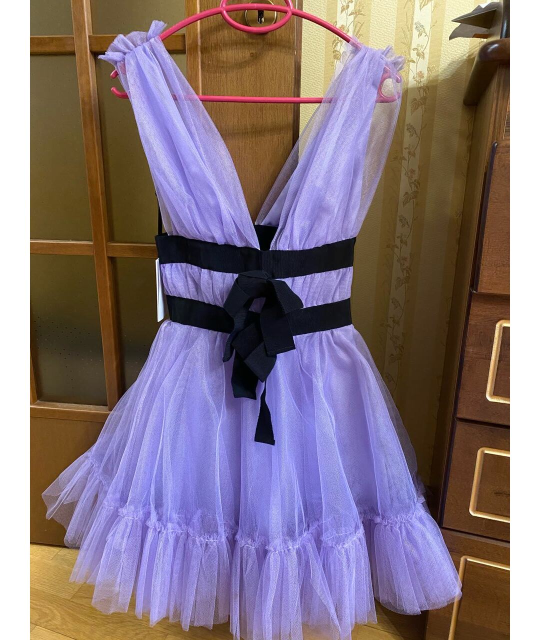 BROGNANO Фиолетовое полиамидовое повседневное платье, фото 6