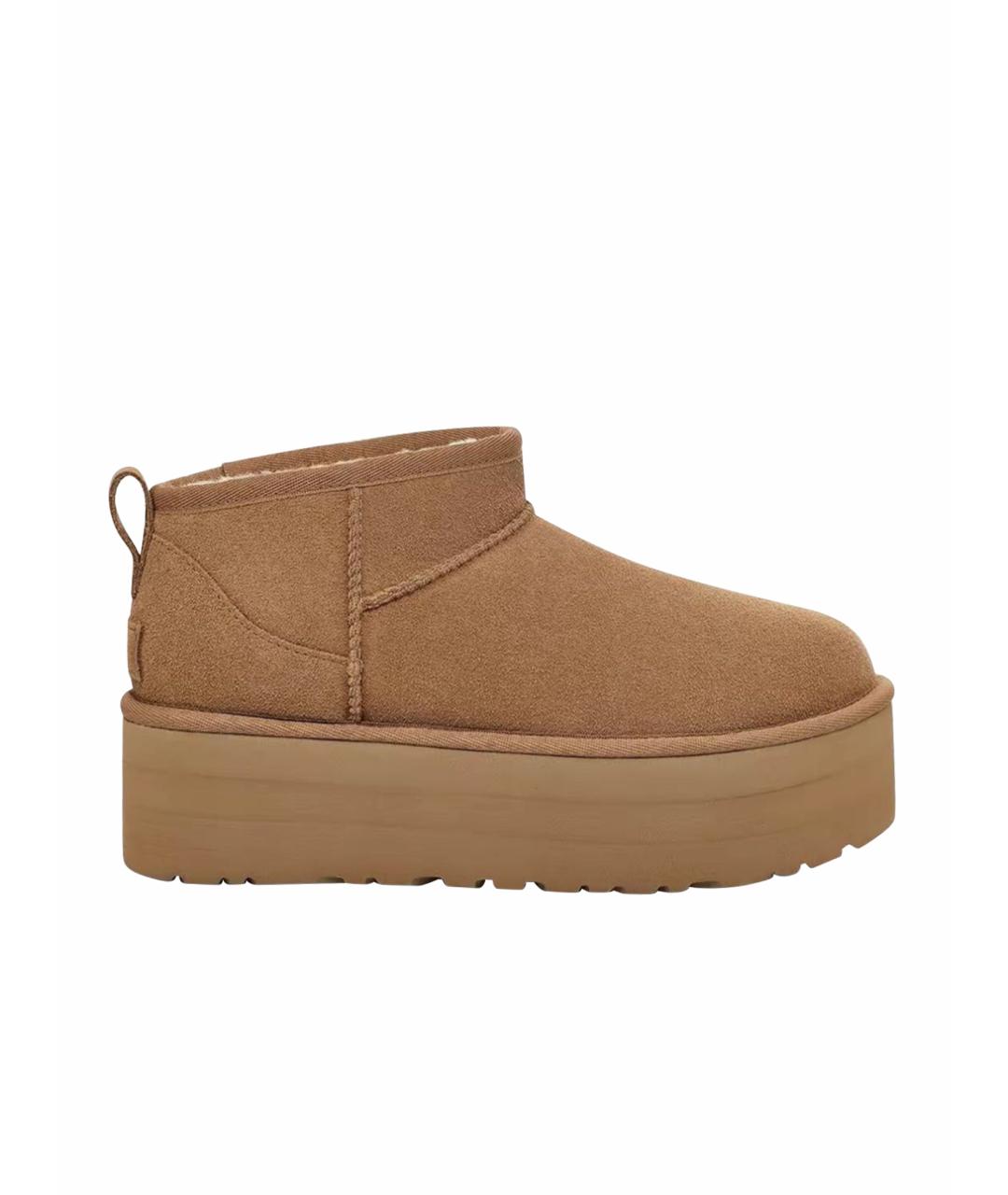 UGG AUSTRALIA Коричневые ботинки, фото 1