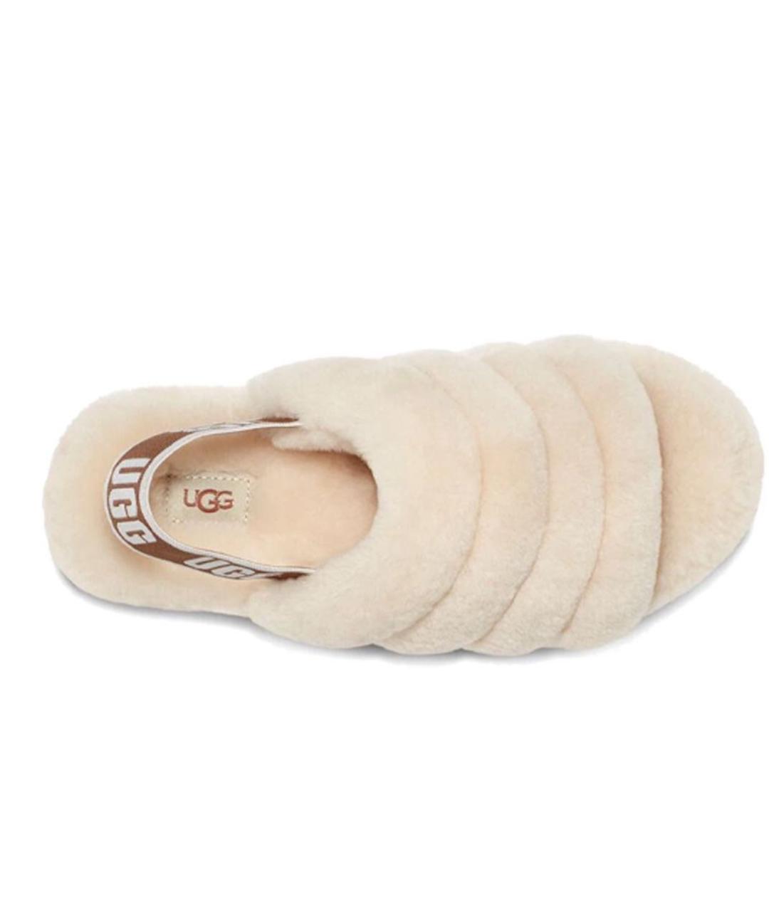 UGG AUSTRALIA Белые шлепанцы, фото 4