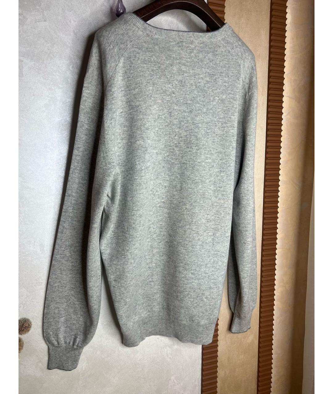 BRUNELLO CUCINELLI Серый кашемировый джемпер / свитер, фото 2