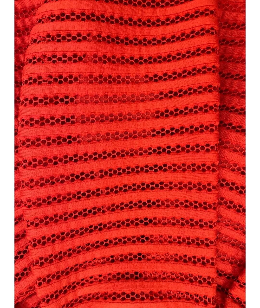 PINKO Красная полиэстеровая юбка миди, фото 4