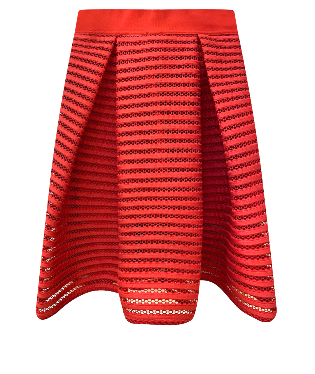 PINKO Красная полиэстеровая юбка миди, фото 1