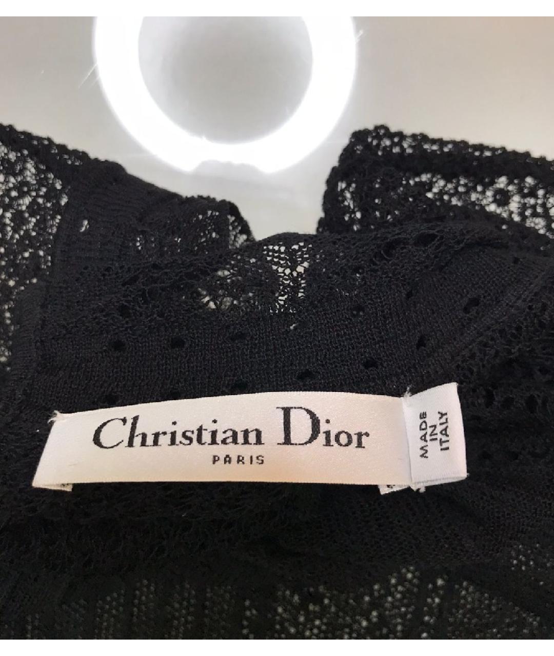 CHRISTIAN DIOR Черное коктейльное платье, фото 5