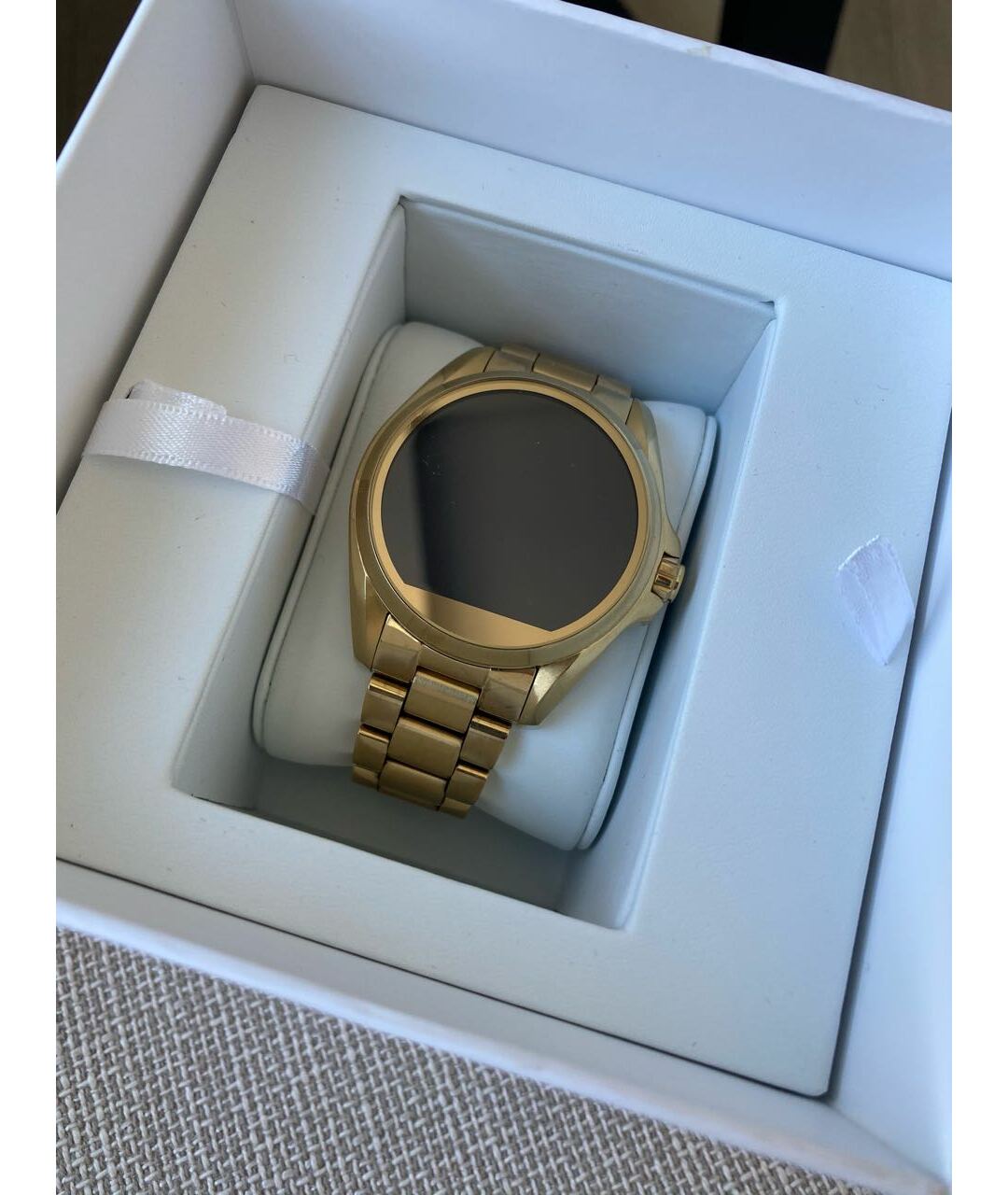 MICHAEL KORS Золотые металлические часы, фото 2