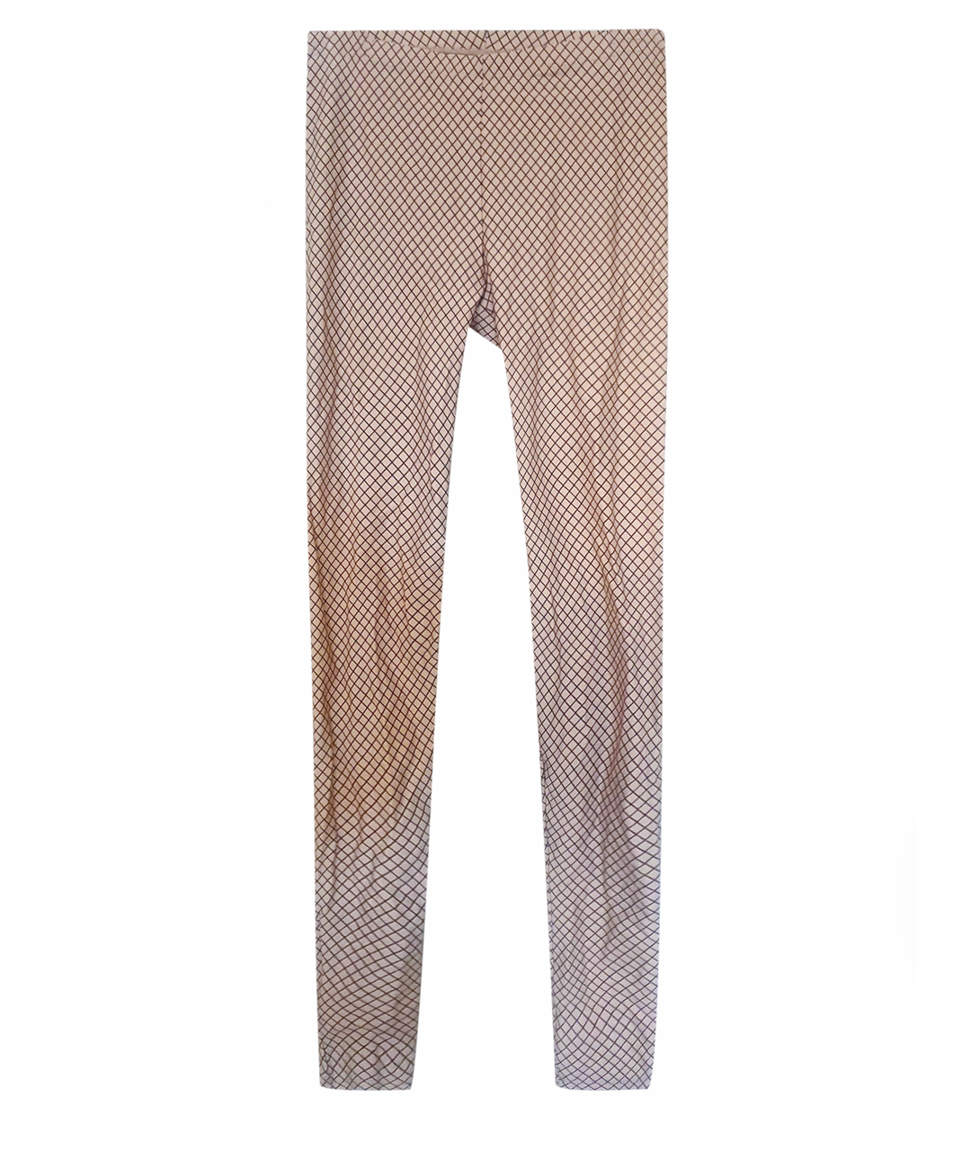 MAISON MARGIELA Бежевые синтетические прямые брюки, фото 1