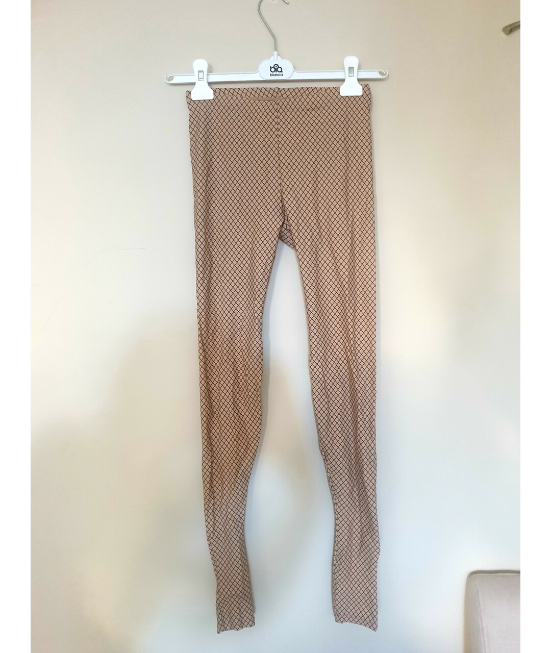 MAISON MARGIELA Бежевые синтетические прямые брюки, фото 5