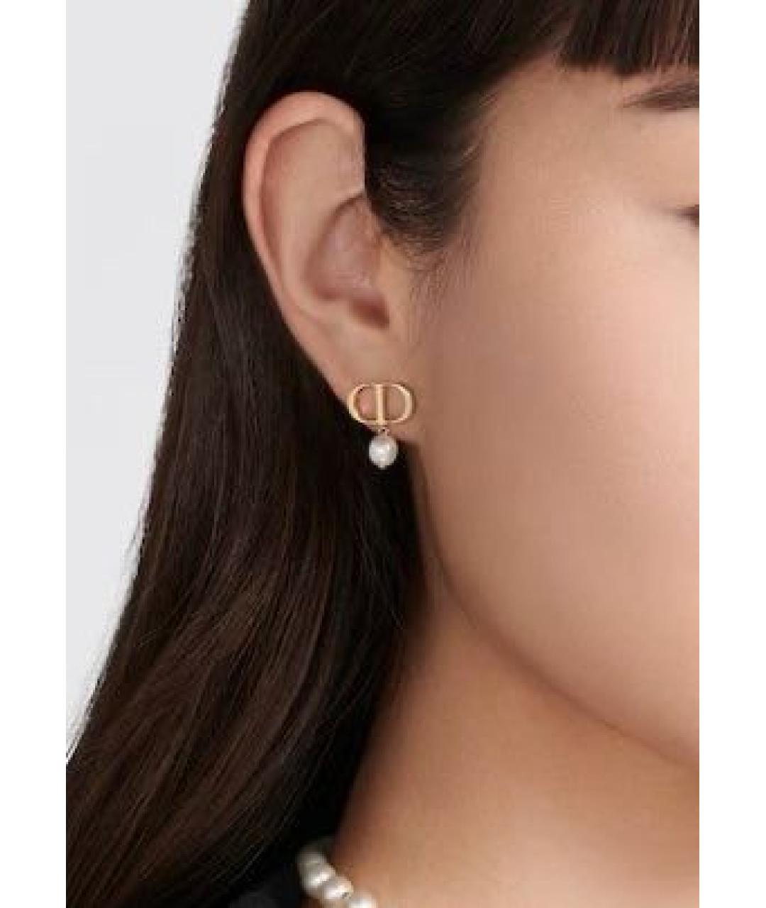 CHRISTIAN DIOR Золотые серьги, фото 3