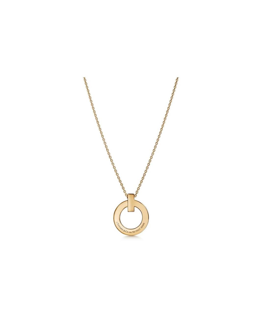 TIFFANY&CO Желтая подвеска из желтого золота, фото 6