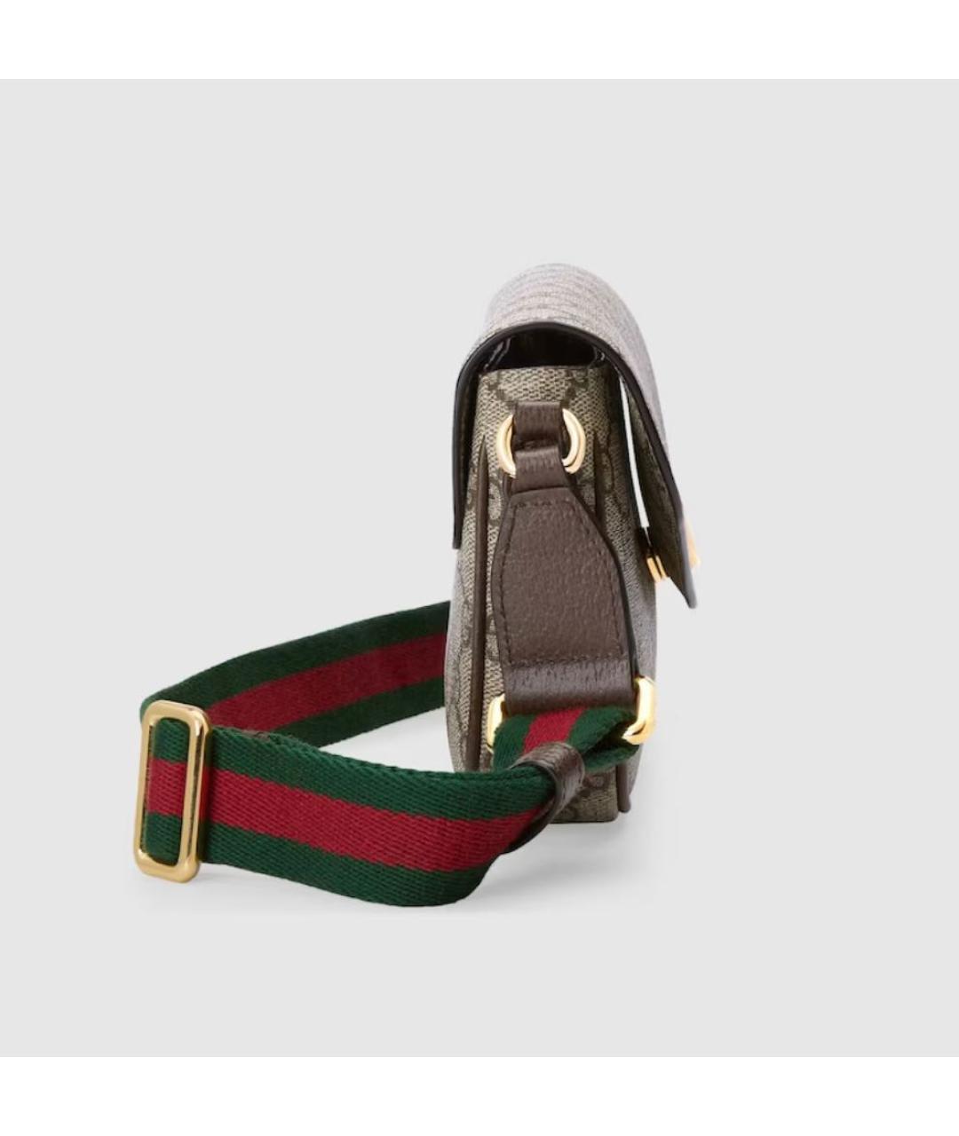 GUCCI Коричневая сумка с короткими ручками, фото 3