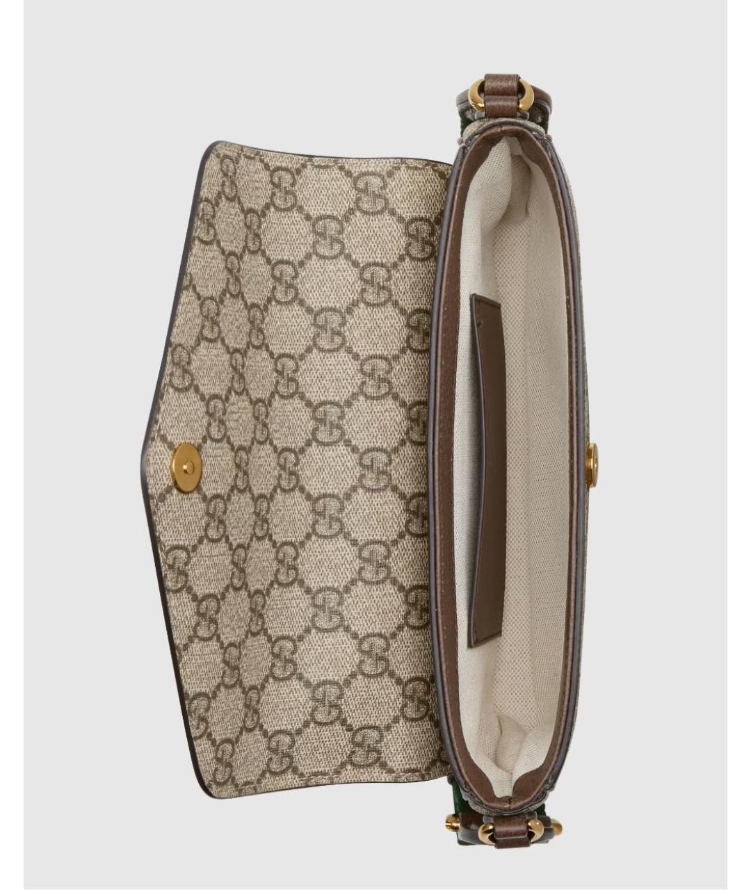 GUCCI Коричневая сумка с короткими ручками, фото 4