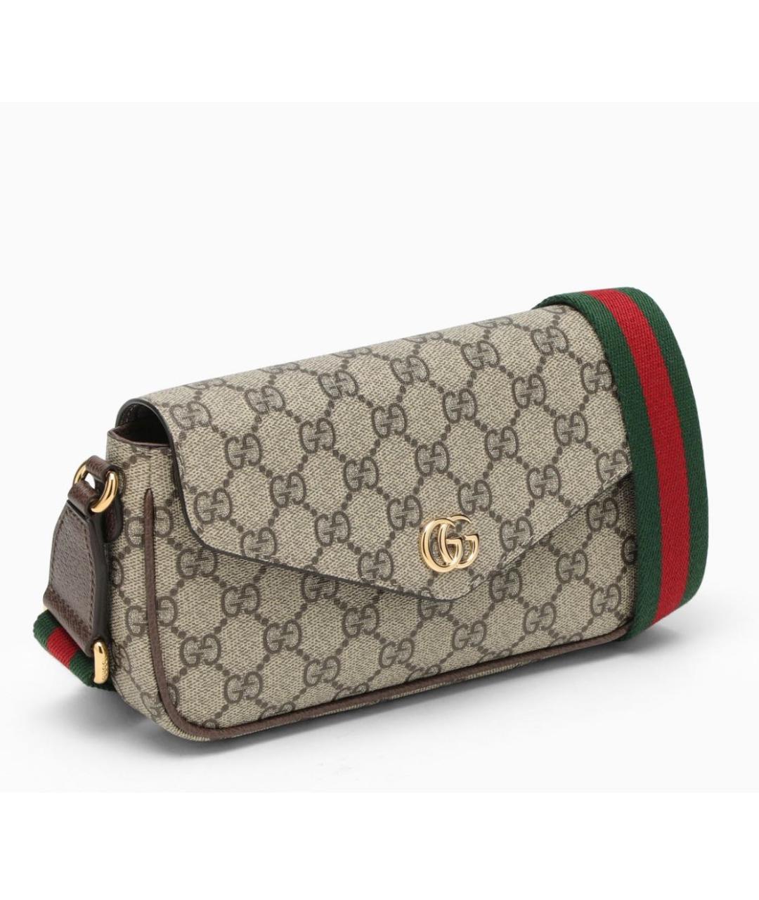 GUCCI Коричневая сумка с короткими ручками, фото 2