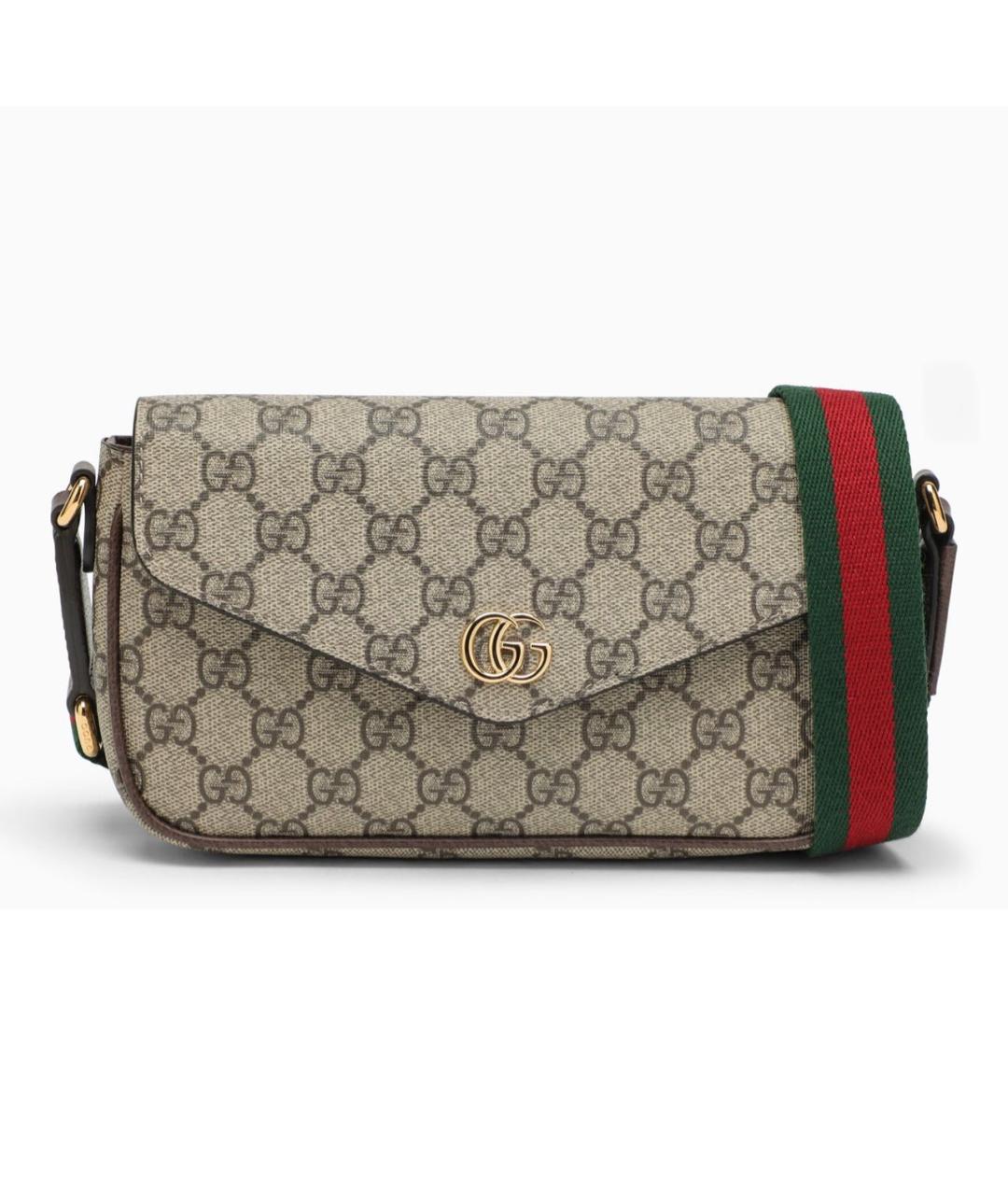 GUCCI Коричневая сумка с короткими ручками, фото 5