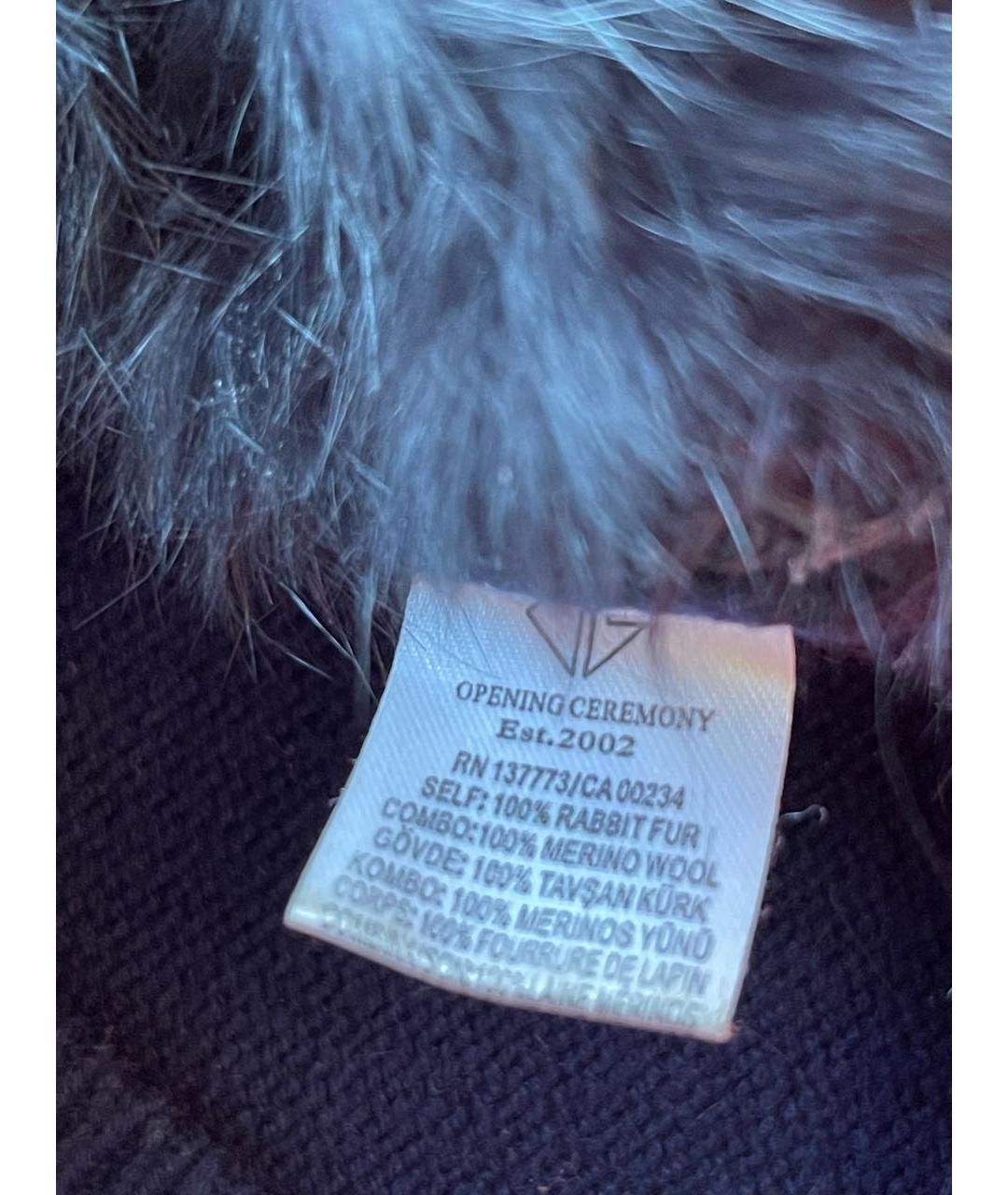 OPENING CEREMONY Темно-синий шерстяной джемпер / свитер, фото 5