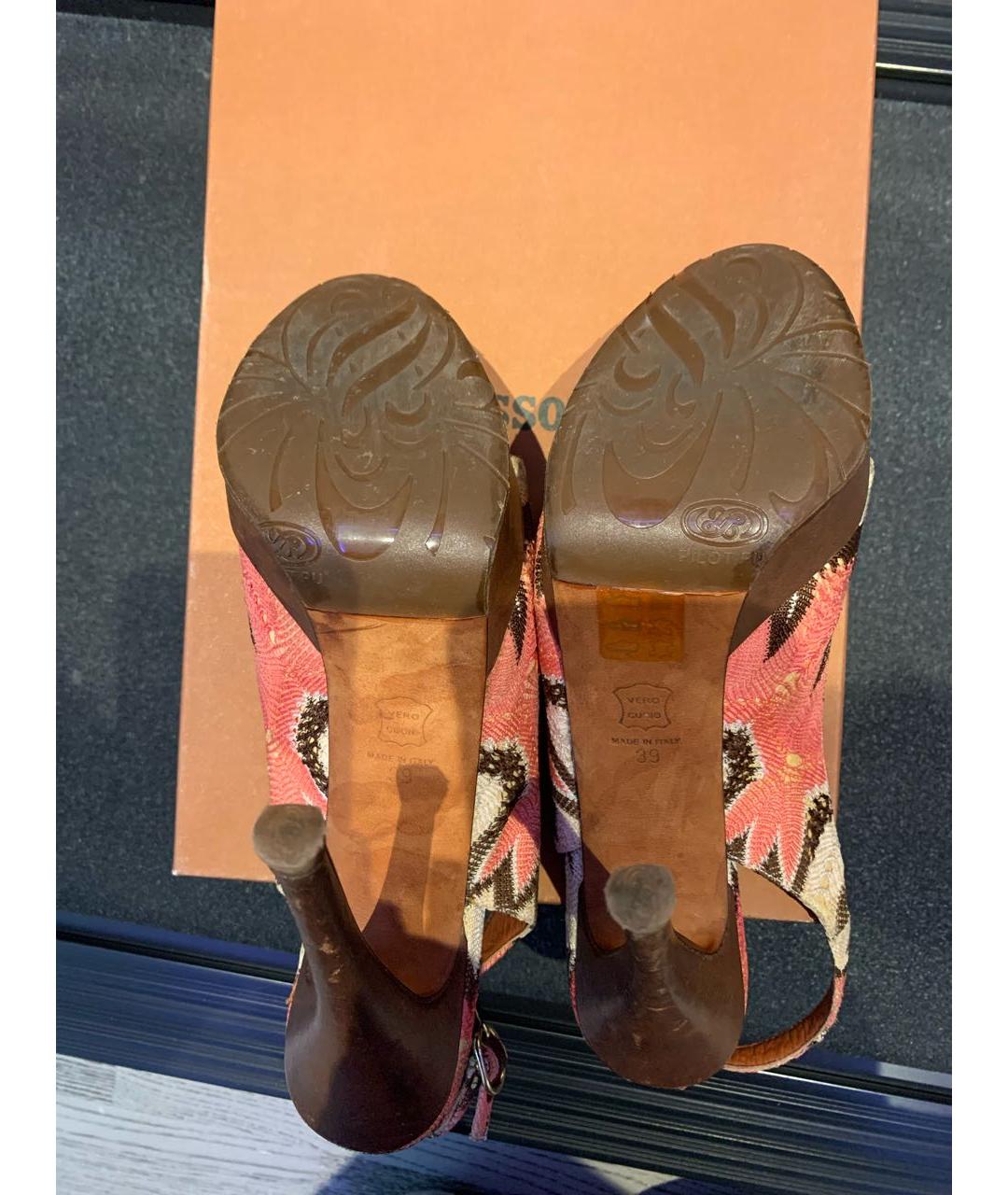 MISSONI Бежевые текстильные туфли, фото 6