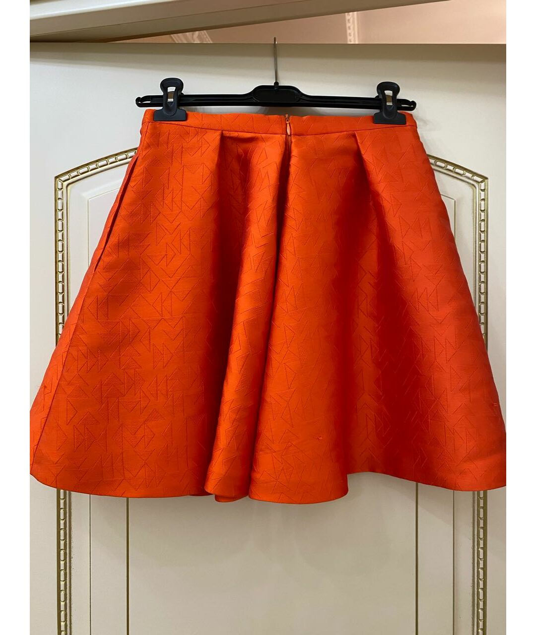 ICEBERG Оранжевая полиэстеровая юбка миди, фото 8