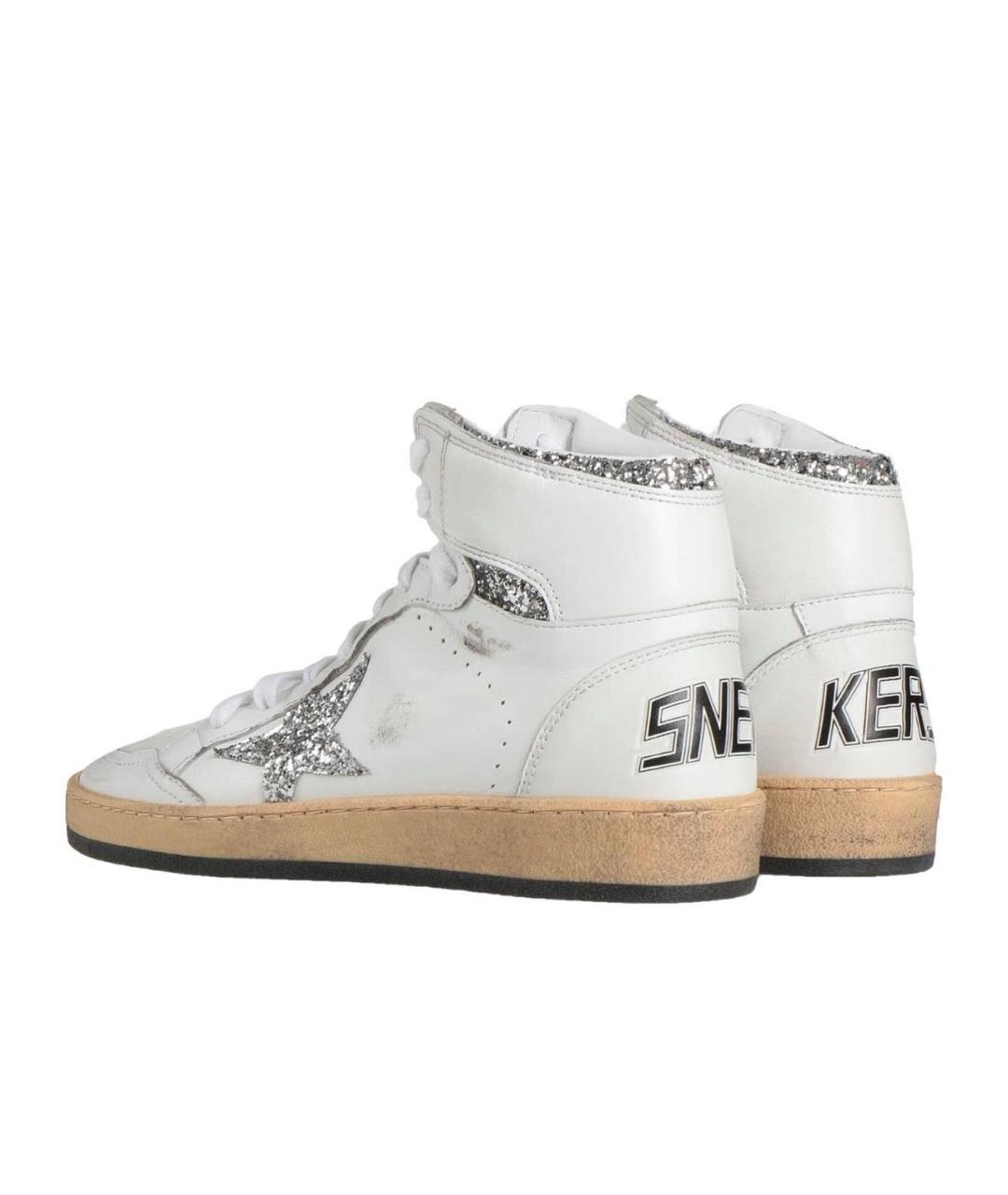 GOLDEN GOOSE DELUXE BRAND Белые кожаные кеды, фото 4