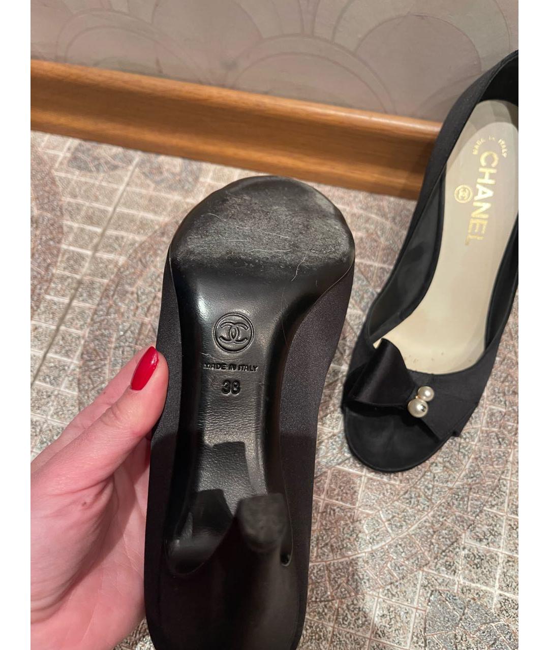 CHANEL Черные туфли, фото 5