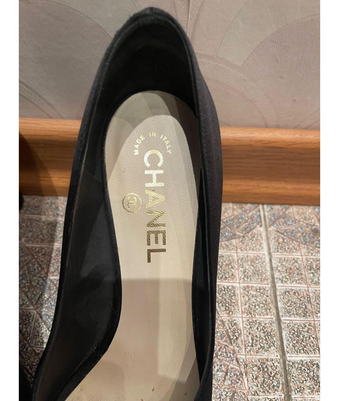 CHANEL Черные туфли, фото 2