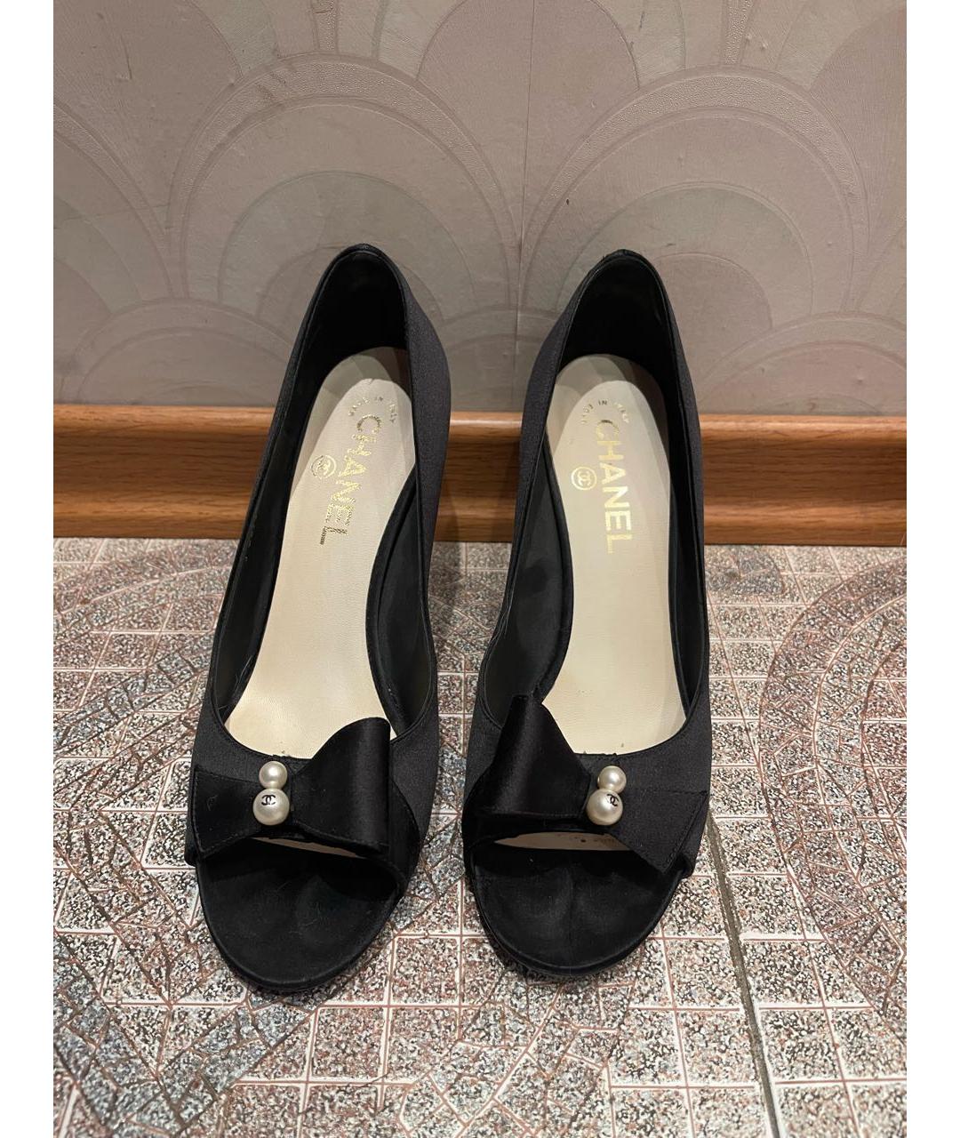 CHANEL Черные туфли, фото 4