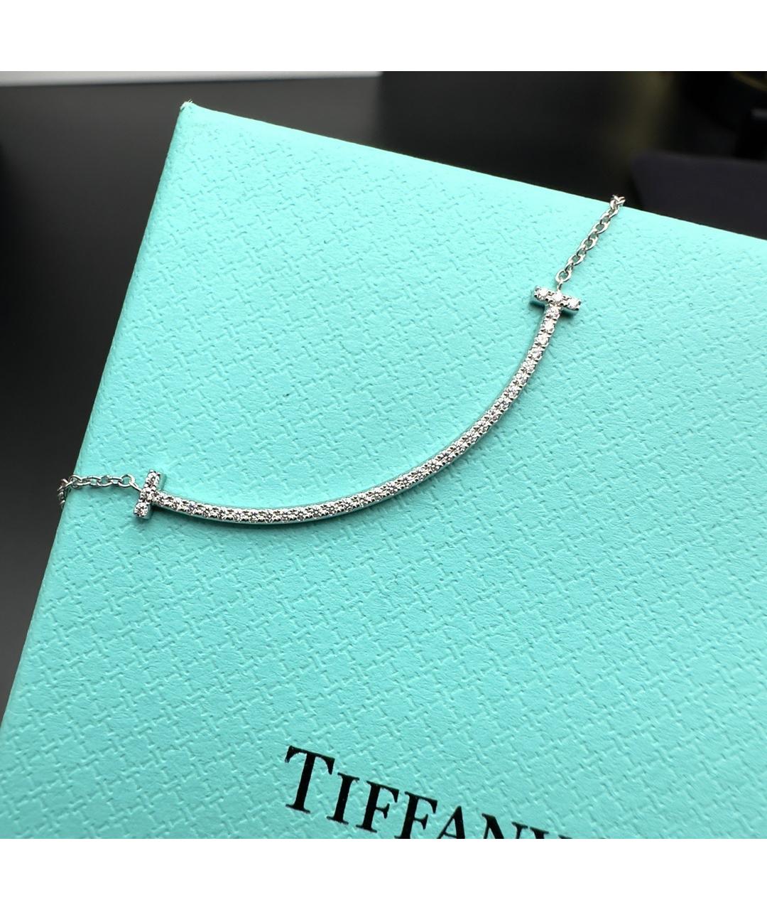 TIFFANY&CO Серебряное колье из белого золота, фото 3