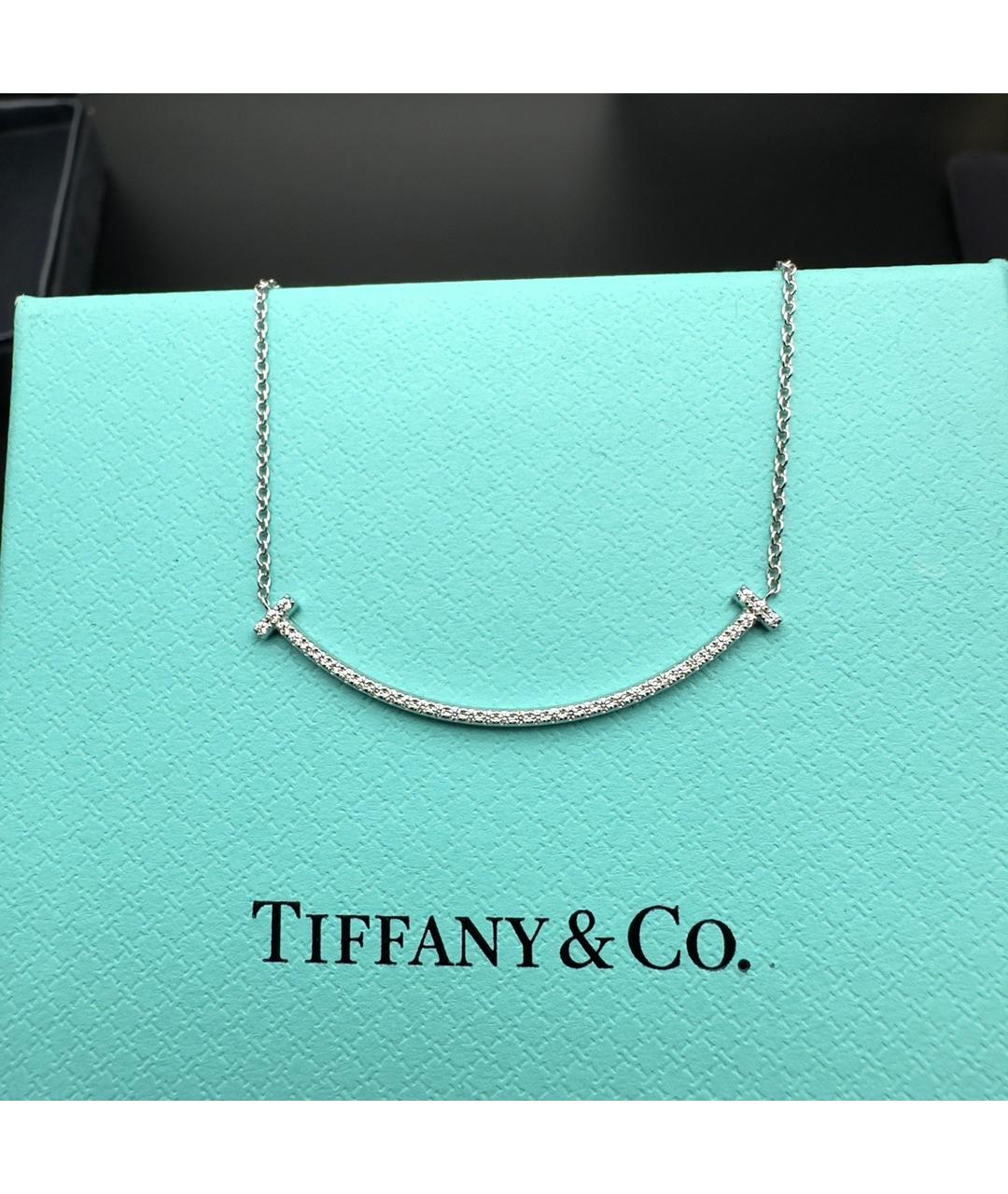 TIFFANY&CO Серебряное колье из белого золота, фото 2