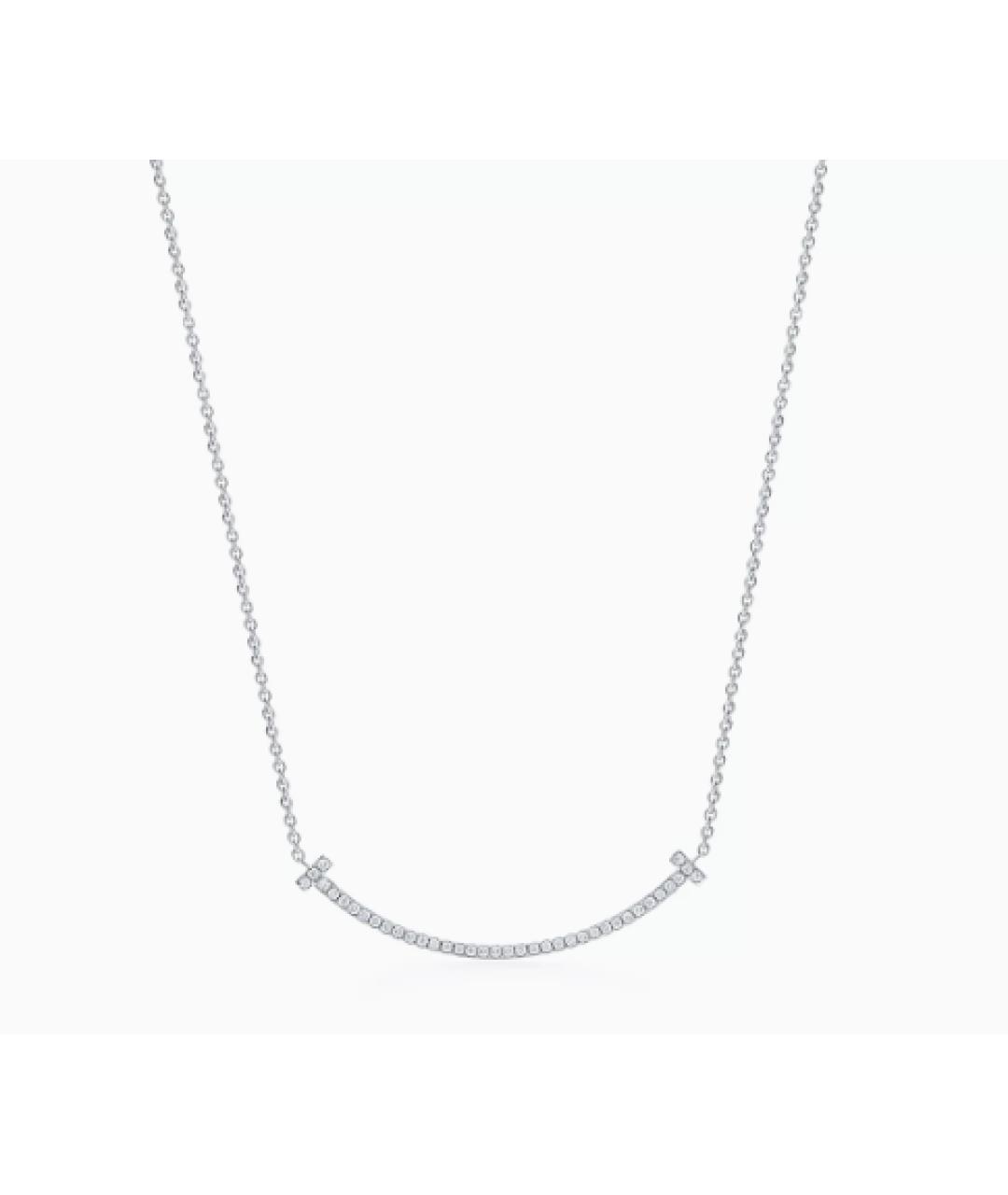 TIFFANY&CO Серебряное колье из белого золота, фото 5