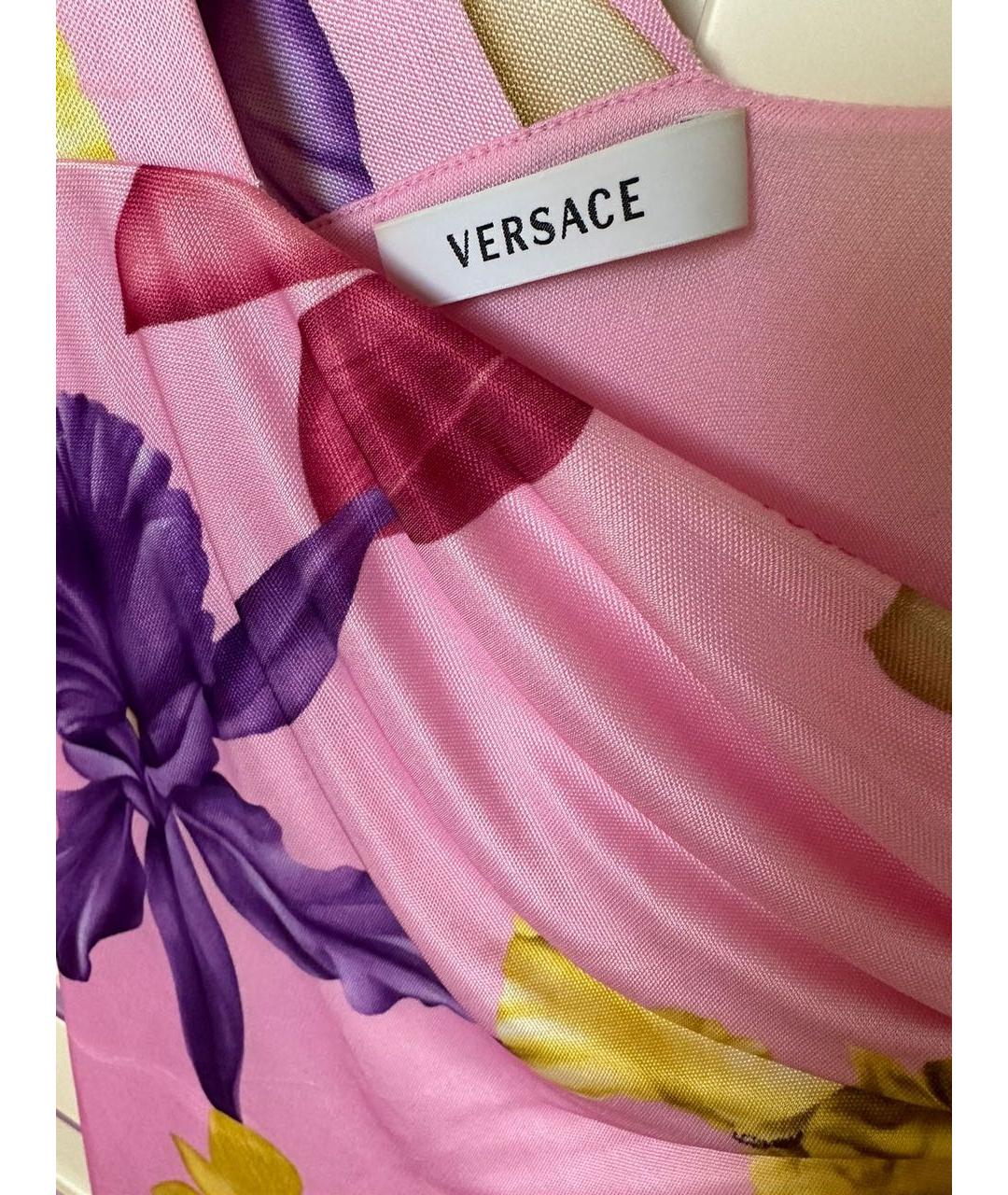 VERSACE Розовое коктейльное платье, фото 4