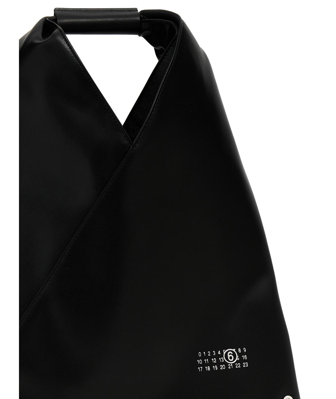 MAISON MARGIELA Черная синтетическая сумка через плечо, фото 3