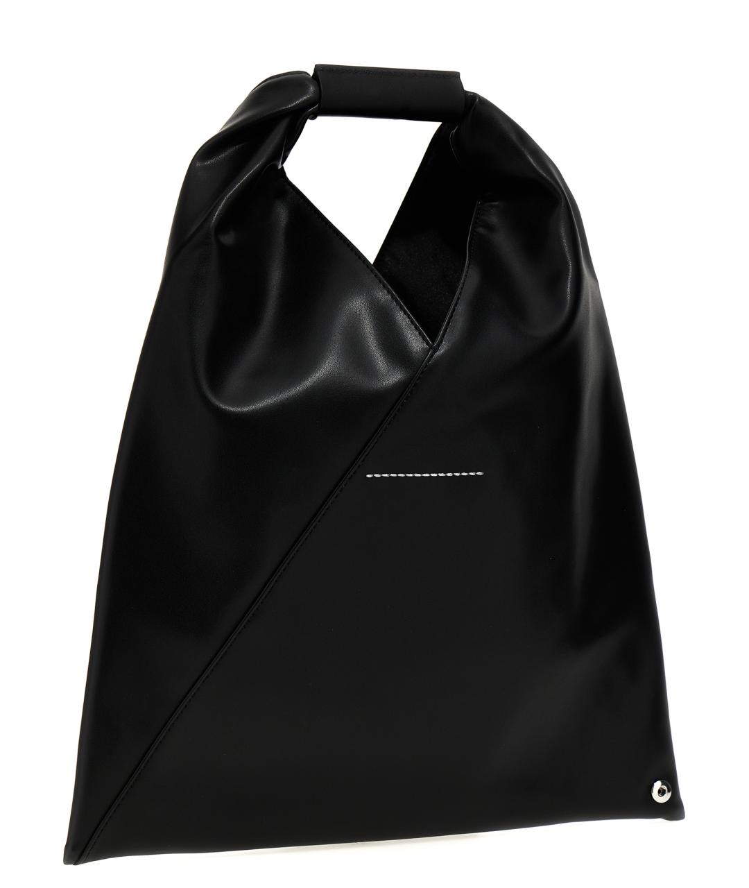 MAISON MARGIELA Черная синтетическая сумка через плечо, фото 2