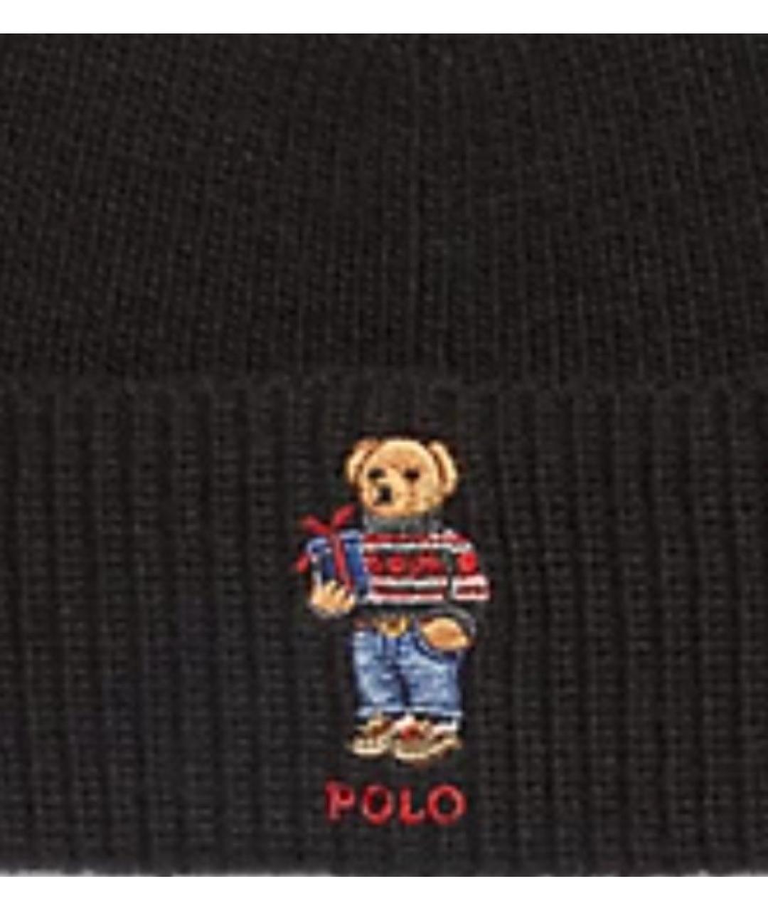 POLO RALPH LAUREN Черная шапка, фото 3