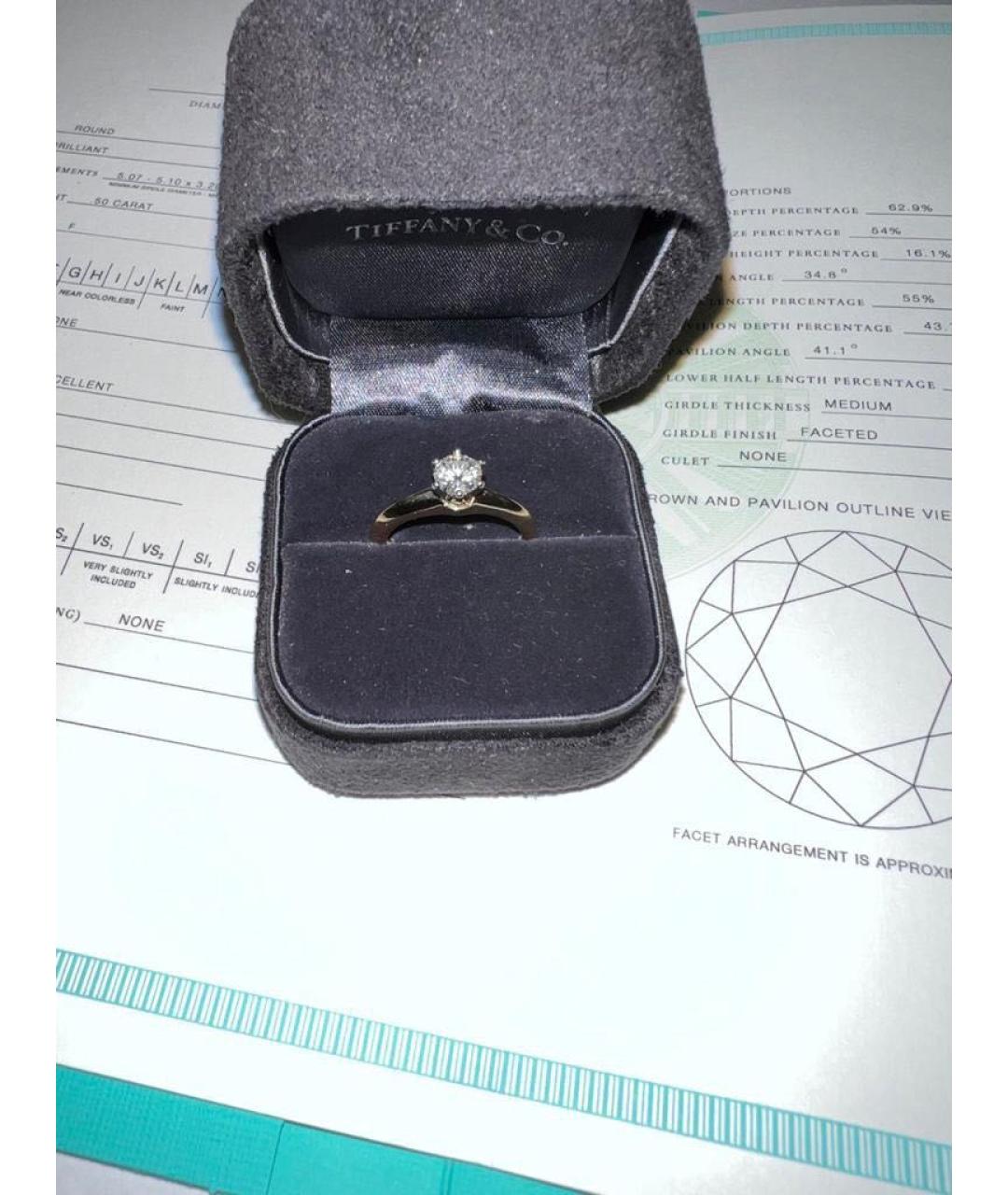 TIFFANY&CO Золотое кольцо из желтого золота, фото 5