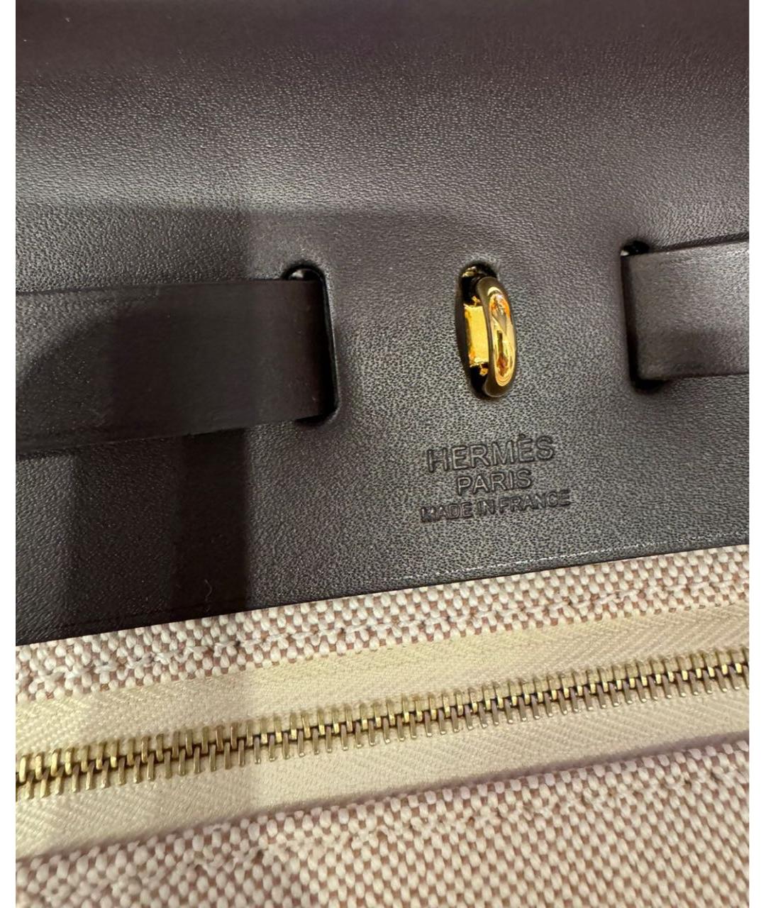HERMES Коричневая сумка через плечо, фото 4