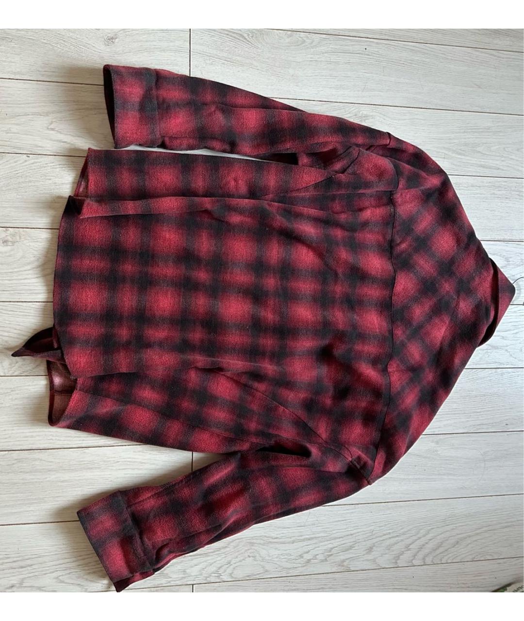 IRO Бордовая хлопковая рубашка, фото 2