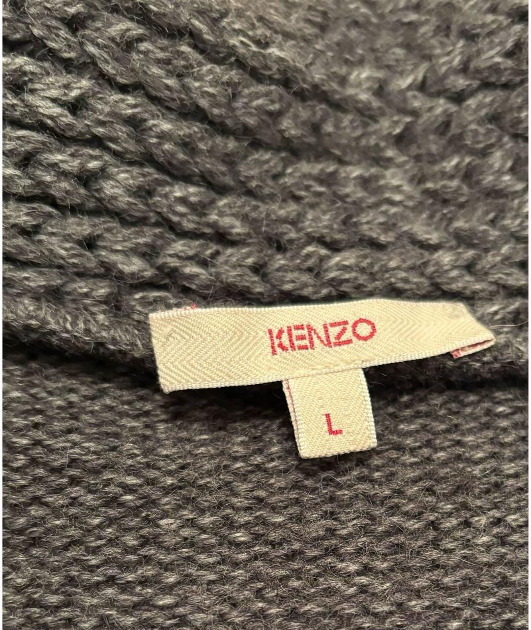 KENZO Серый жакет/пиджак, фото 2