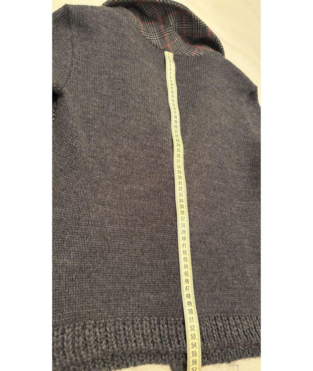 KENZO Серый жакет/пиджак, фото 7