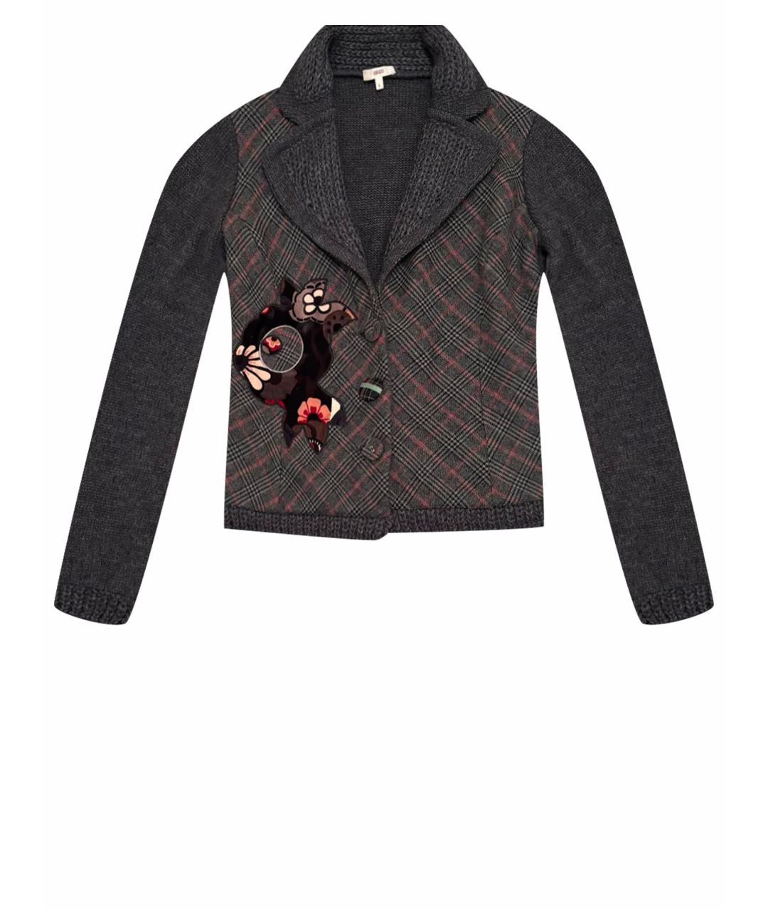 KENZO Серый жакет/пиджак, фото 1