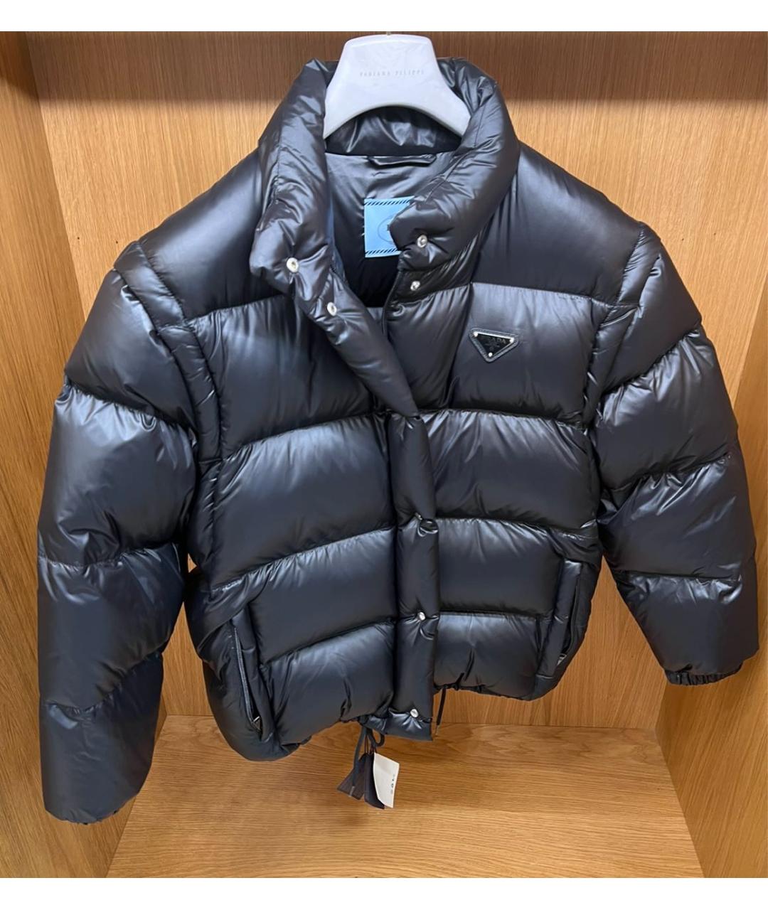 PRADA Черный пуховик, фото 5