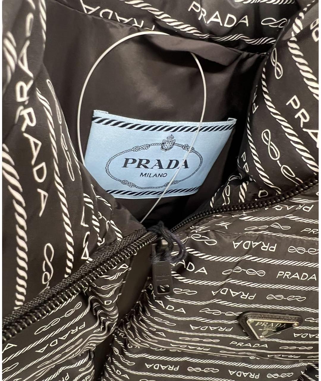 PRADA Черный пуховик, фото 3