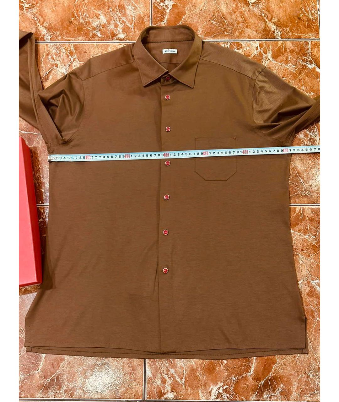 KITON Мульти хлопковая кэжуал рубашка, фото 5