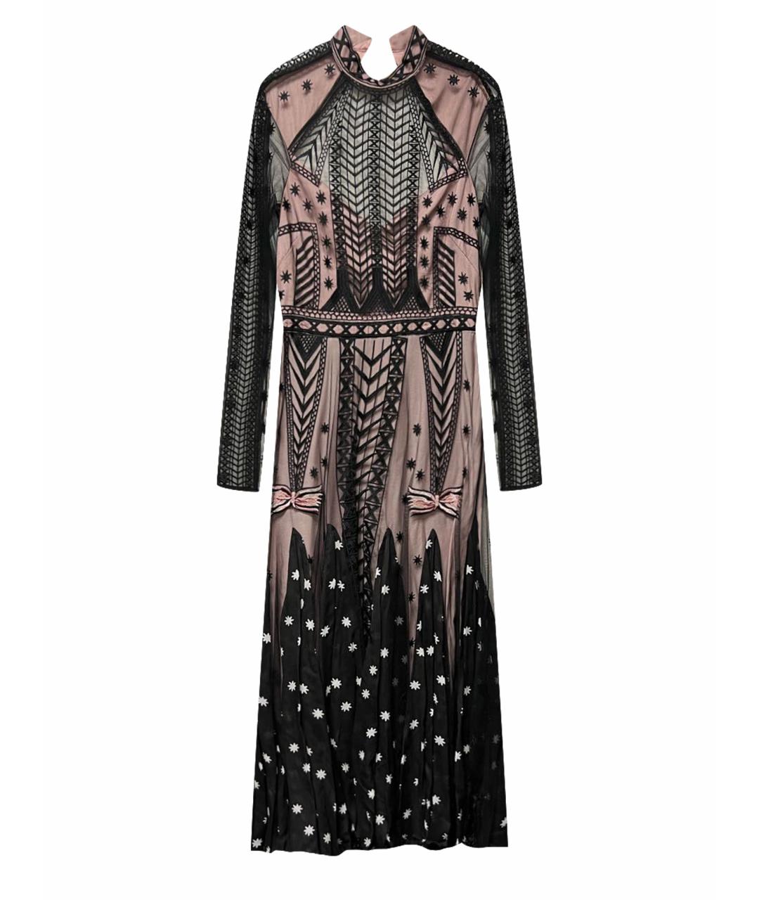 TEMPERLEY LONDON Розовое вискозное вечернее платье, фото 1