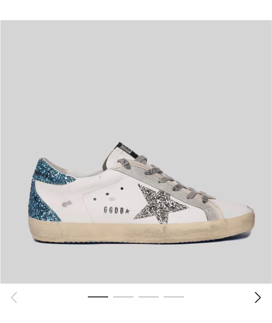 GOLDEN GOOSE DELUXE BRAND Белые кожаные кеды, фото 7