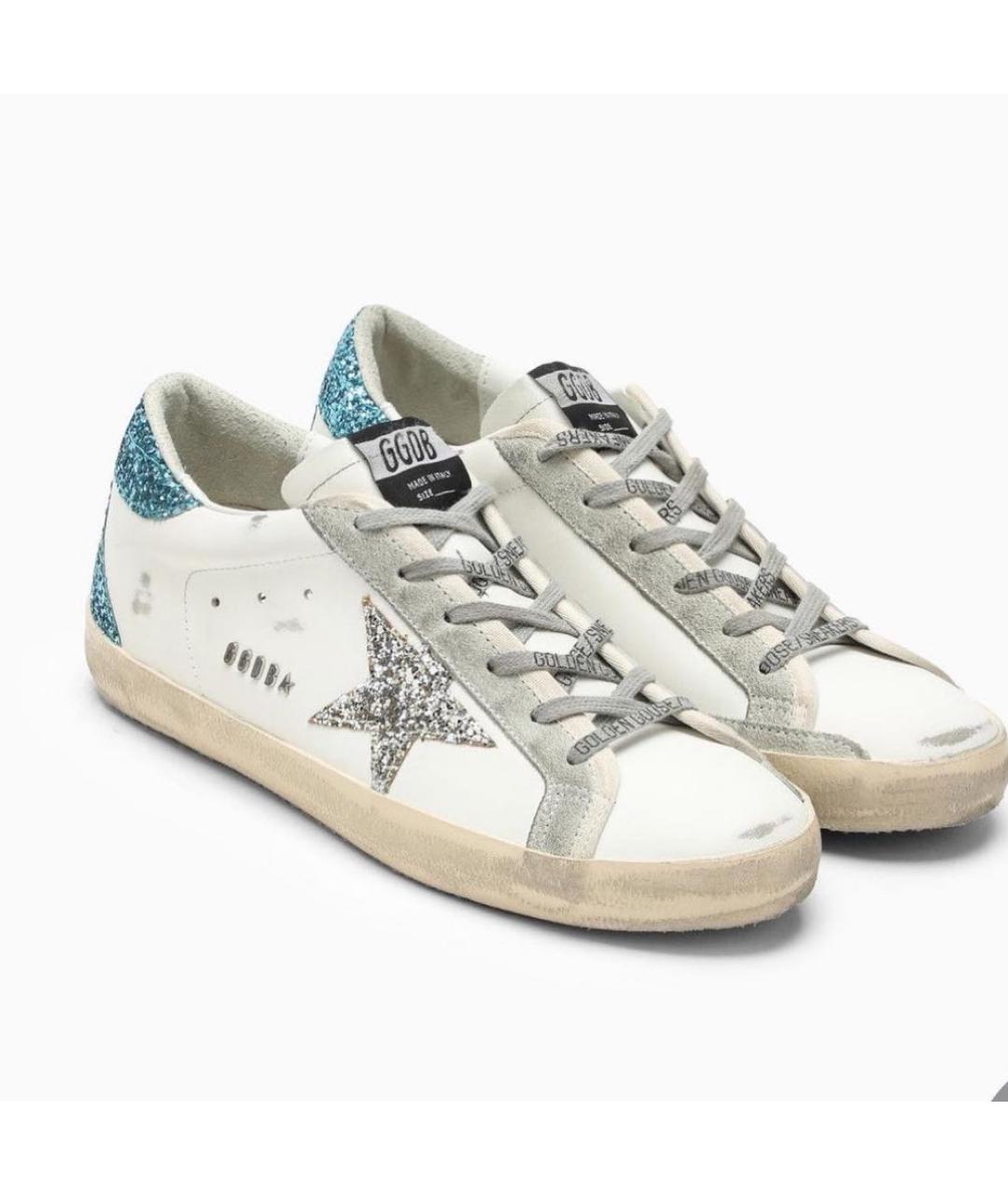 GOLDEN GOOSE DELUXE BRAND Белые кожаные кеды, фото 5