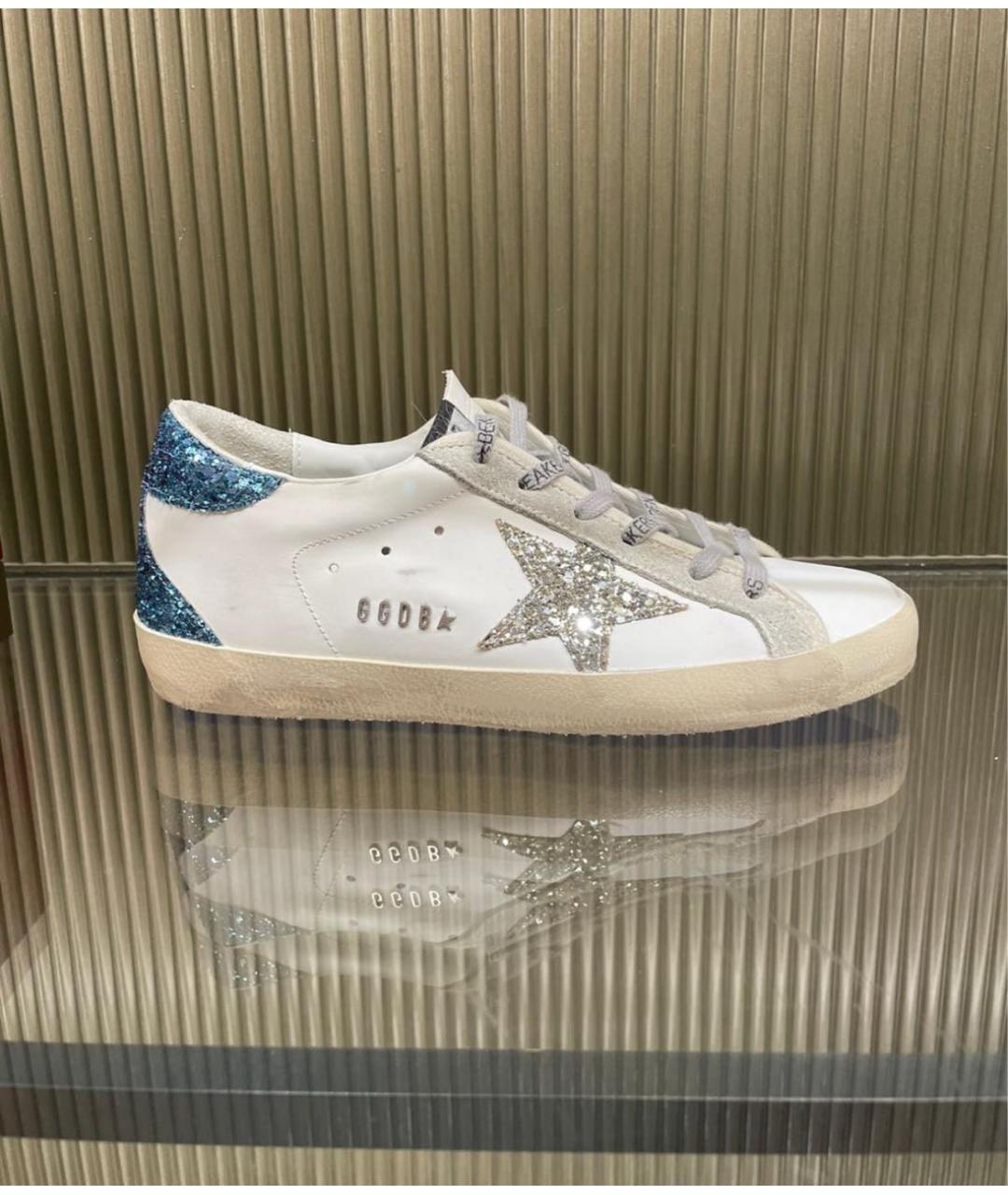 GOLDEN GOOSE DELUXE BRAND Белые кожаные кеды, фото 6