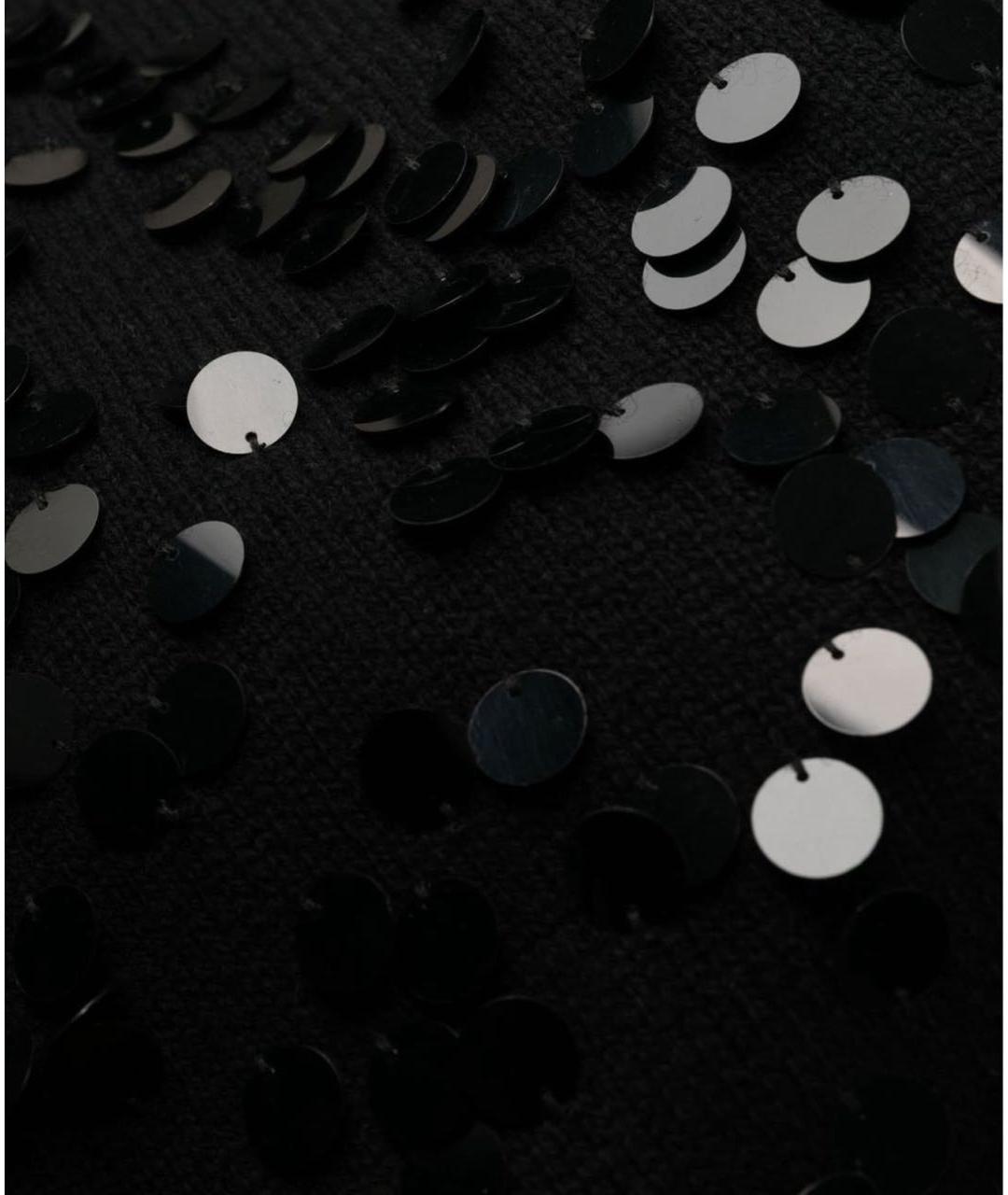 PHILOSOPHY DI LORENZO SERAFINI Черное шерстяное платье, фото 6
