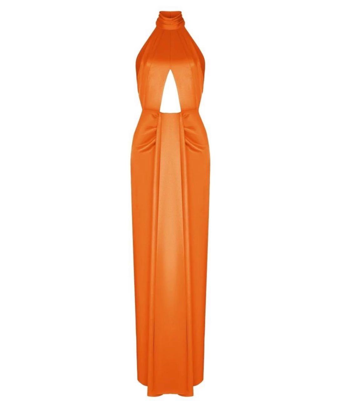 RASARIO Оранжевое полиэстеровое вечернее платье, фото 1