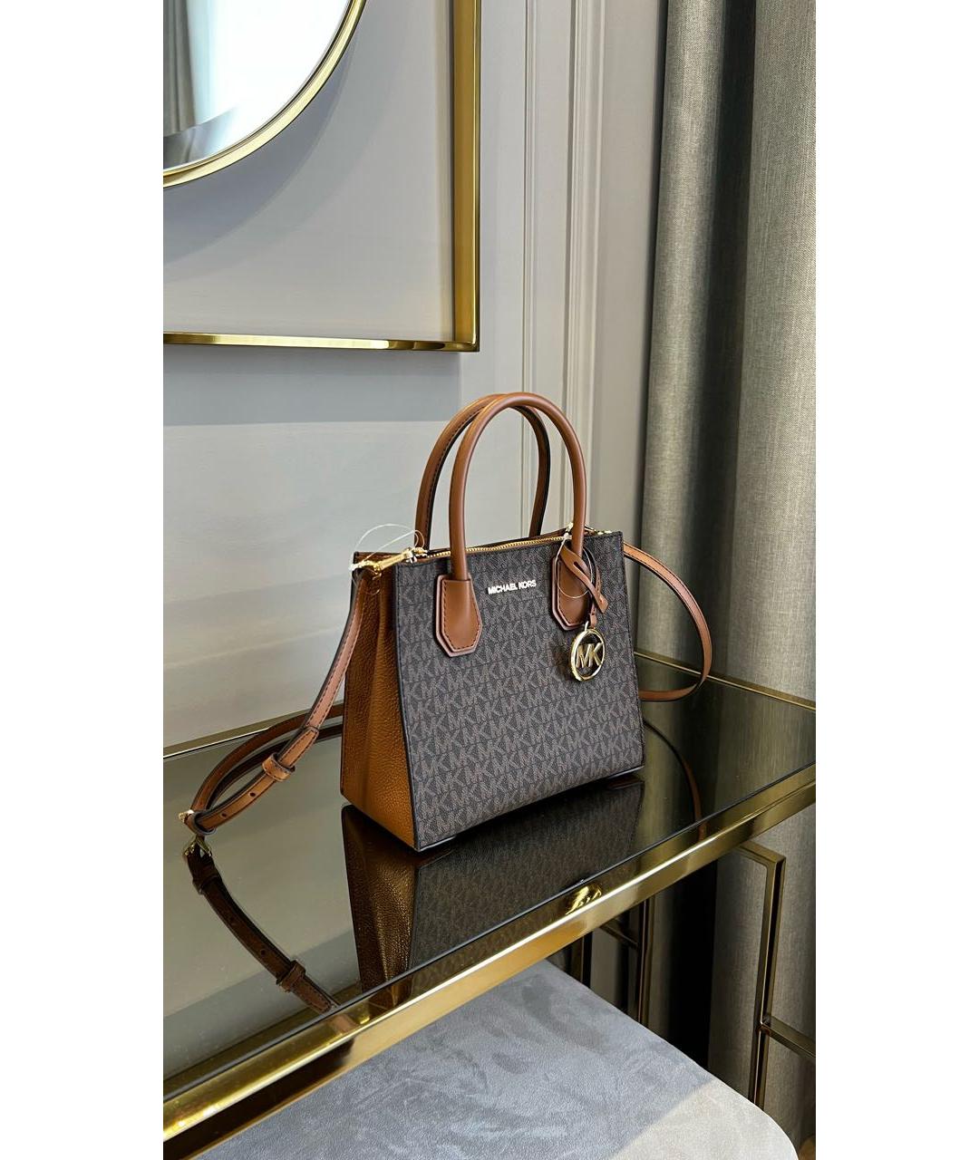 MICHAEL KORS Коричневая сумка тоут, фото 3