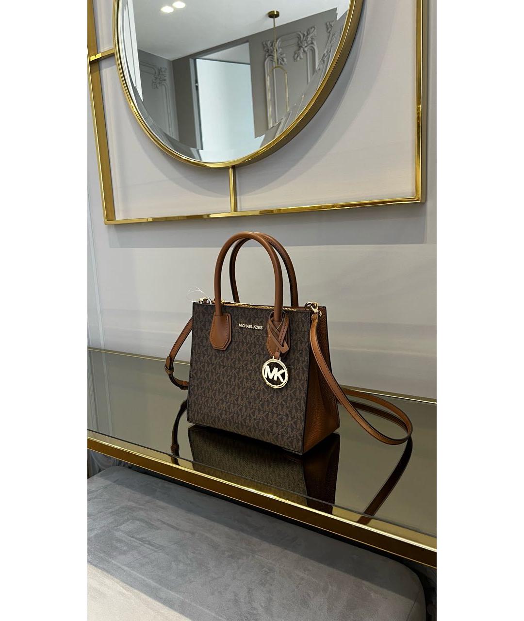 MICHAEL KORS Коричневая сумка тоут, фото 5