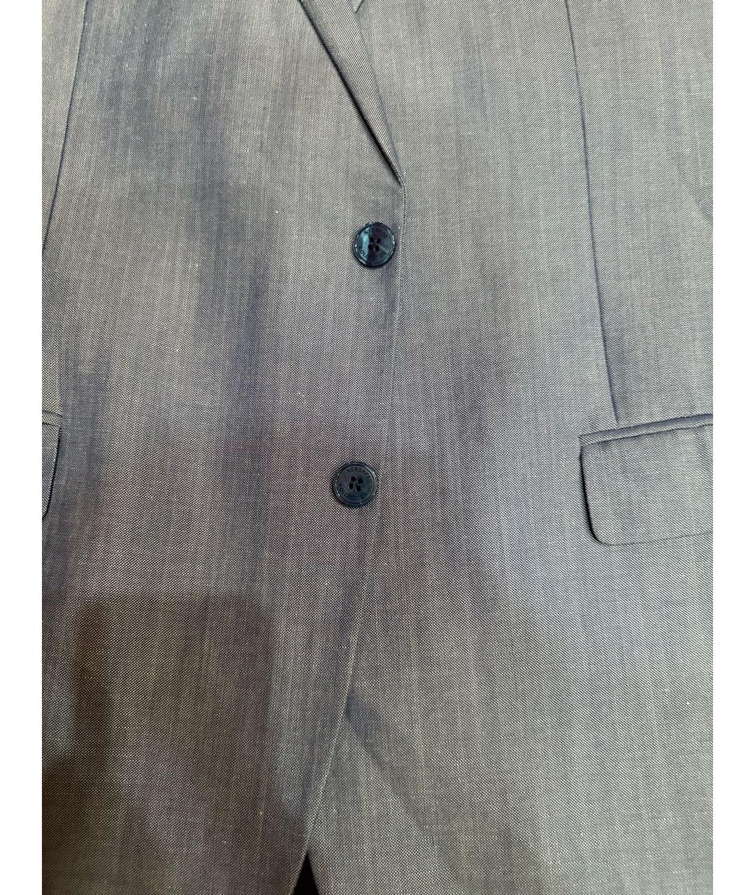 VERSACE COLLECTION Бирюзовый шерстяной пиджак, фото 4